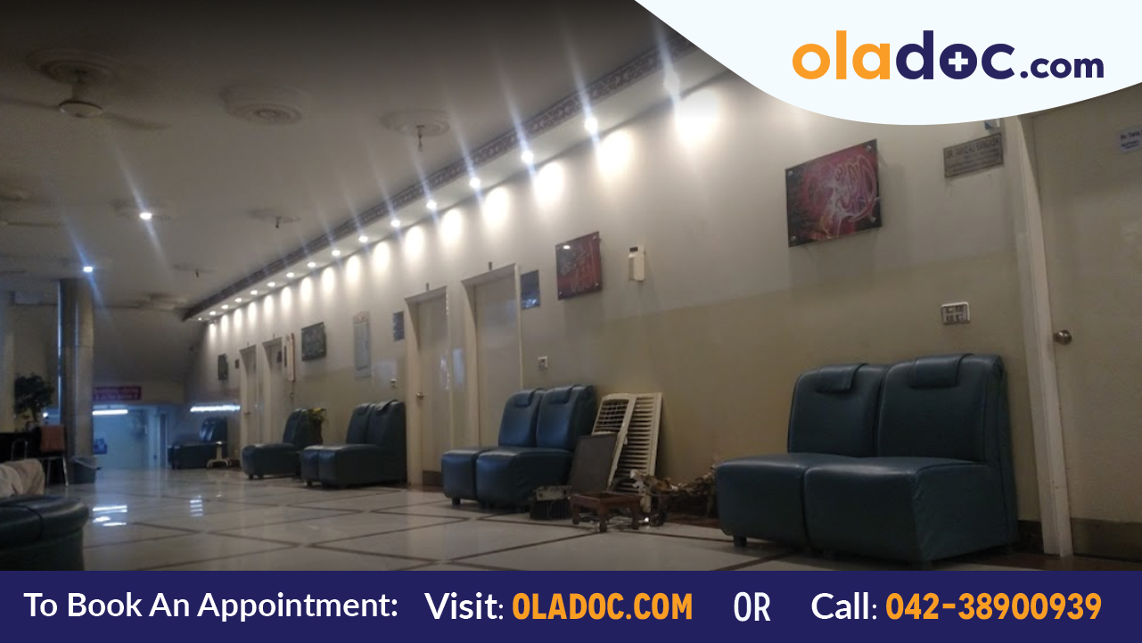 Lobby at Latif Hospital lahore